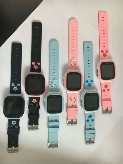 Children's smartwatch
 Material: abs.
 
 Touch screen: No
 
 Battery capacity: 400MAH
 
 Screen size: 1.44
 
 Product weight: 45
 
 Suitable for: children
 
 Applicable platform: fully cSmartwatchElectratechMy StoreChildren'